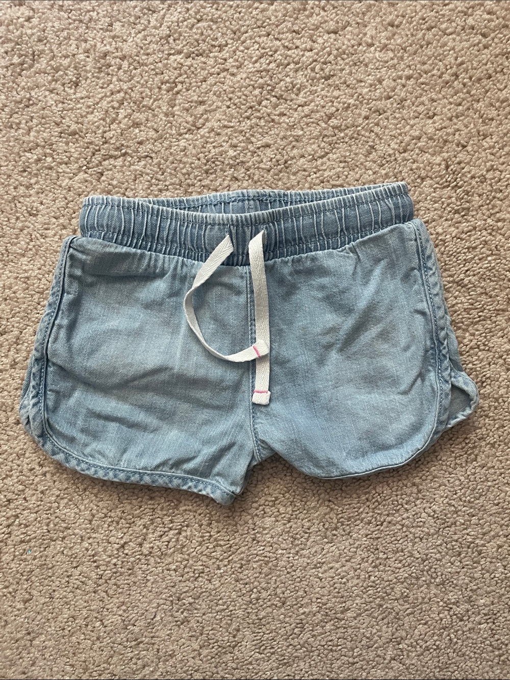 Light Blue Women’s Casual Drawstring Shorts